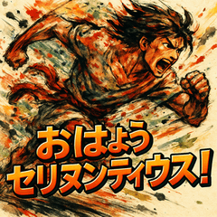 [LINEスタンプ] 全力疾走！メロススタンプ！！