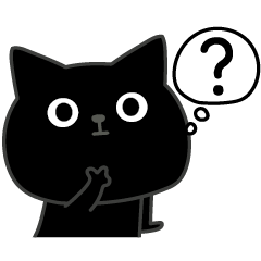 [LINEスタンプ] ぼく黒猫挨拶ほんのりゆるい