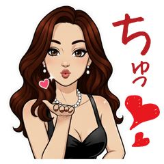 [LINEスタンプ] ホステス様ご挨拶スタンプ
