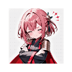 [LINEスタンプ] かわいい戦う女子☆和装リアクション