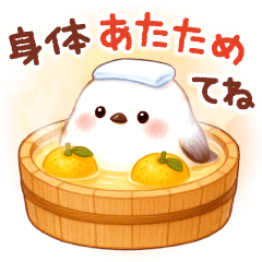 [LINEスタンプ] シマエナガたちの冬♪