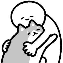 [LINEスタンプ] 動く！ハスキーと飼い主