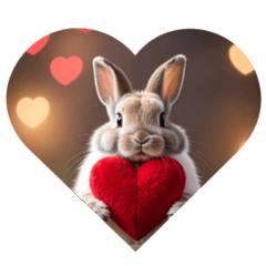 [LINEスタンプ] うさぎ生活100%