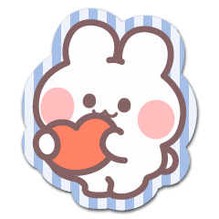 [LINEスタンプ] シール風うしゃぎ！！2男の子