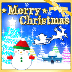 [LINEスタンプ] 飛び出す❄クリスマス❄お正月【再販】