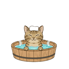 [LINEスタンプ] リアクションする猫たち