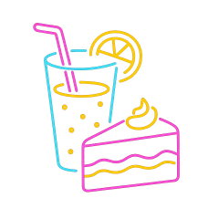 [LINEスタンプ] レトロネオン風で送りたい