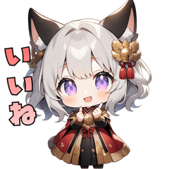 [LINEスタンプ] ゆるかわ猫耳ちびキャラの毎日