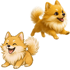 [LINEスタンプ] ポメちゃんの癒まくりスタンプ♡