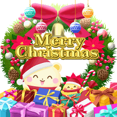 [LINEスタンプ] 動く♪素敵なクリスマス