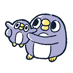 [LINEスタンプ] なにか伝えたいペンギン12