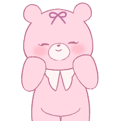 [LINEスタンプ] うごく！やわほわくまさんスタンプ