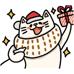 [LINEスタンプ] なーさんちとクリスマス