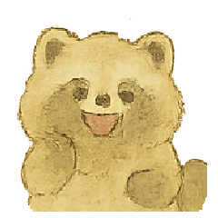 [LINEスタンプ] 水彩たぬきち。