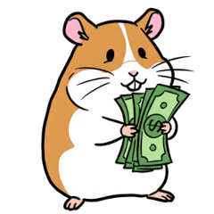 [LINEスタンプ] シュールでかわいいハムスターのスタンプ