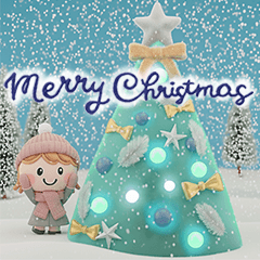 [LINEスタンプ] クリスマスお正月＊ぷっくりミルクティー