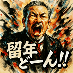 [LINEスタンプ] 大絶叫！柴ちゃんスタンプ【北里柴三郎】