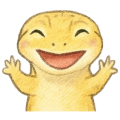 [LINEスタンプ] ヤモリ カエル イグアナ 爬虫類など1