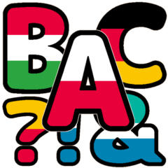 [LINEスタンプ] 国旗カラー♡アルファベット＆数字