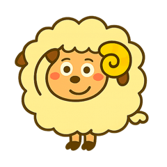 [LINEスタンプ] もこもこ羊の感情フルセット！