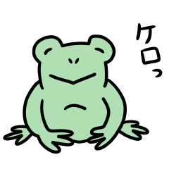 [LINEスタンプ] 手描きのカエルスタンプ