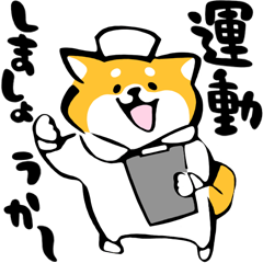 [LINEスタンプ] ふでしば【体調不良、気遣い】柴犬、筆文字