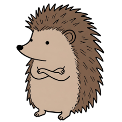 [LINEスタンプ] キュートでかわいいハリネズミのスタンプ