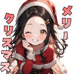 [LINEスタンプ] ときめきサンタガール♡