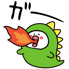 [LINEスタンプ] ひよやん（怪獣）荒れる