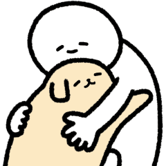 [LINEスタンプ] 動く！ゴールデンレトリーバーと飼い主