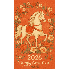 [LINEスタンプ] 錦繡吉馬年