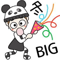 [LINEスタンプ] おちゃめのBIGスタンプ♡冬♡ほぼ敬語