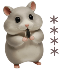 [LINEスタンプ] コロコロハムスターの日常カスタムスタンプ