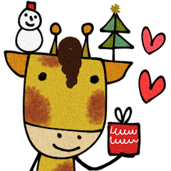 [LINEスタンプ] mottoのやさしいアニマル♡冬