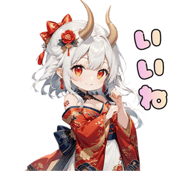 [LINEスタンプ] キュートすぎる！？いたずら鬼ちゃん