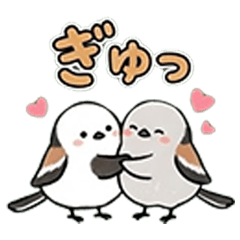 [LINEスタンプ] ふわもこ、シマエナガの日常
