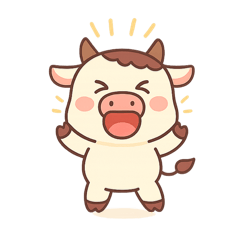 [LINEスタンプ] うしし！感情モ〜れつスタンプ