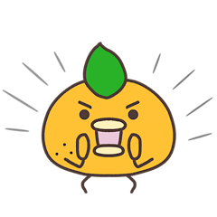 [LINEスタンプ] くだものなかま（気づかい・優しさ）