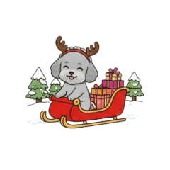 [LINEスタンプ] 年間イベントのトイプードル