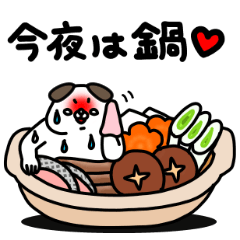 [LINEスタンプ] 全力いぬ家族で使える冬の連絡網スタンプ