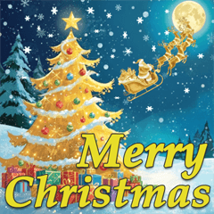 [LINEスタンプ] 飛び出す！大人のメリクリ＆あけおめ♪