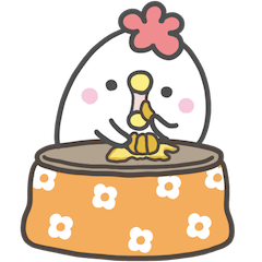 [LINEスタンプ] にわとりママの気づかい