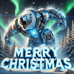 [LINEスタンプ] 最強ホワイトベア-ドロイド