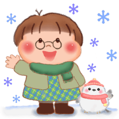 [LINEスタンプ] ぷくちゃんの冬