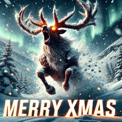 [LINEスタンプ] 最強トナカイ