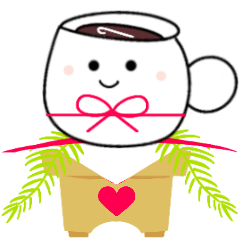 [LINEスタンプ] クリスマス*年末年始◇お正月とマグの冬