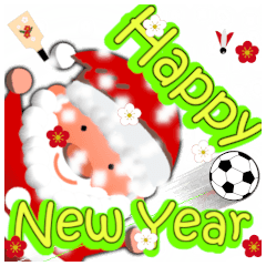[LINEスタンプ] サッカー、正月、クリスマス