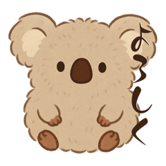[LINEスタンプ] もふコアラ