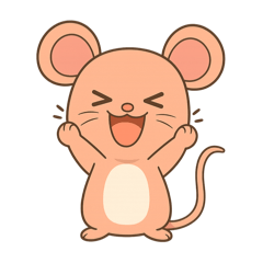 [LINEスタンプ] まいにちマウス：感情フルパワー！