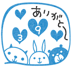 [LINEスタンプ] mottoの消しゴムはんこ風吹き出し♡気遣い